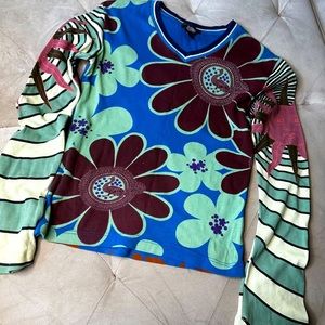 Rare Vintage 90s, 00s Y2K Custo Barcelona Long Sleeve Shirt